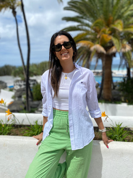 CAMISA LINO BLANCA
