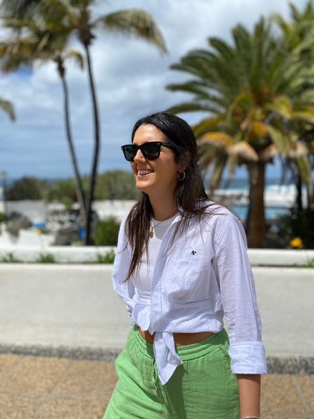 CAMISA LINO BLANCA