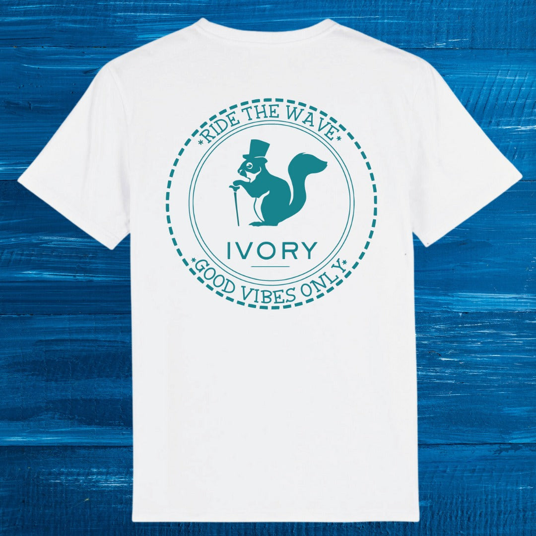 CAMISETA BLANCA GOOD VIBES