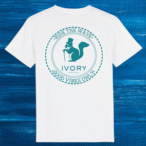 CAMISETA BLANCA GOOD VIBES