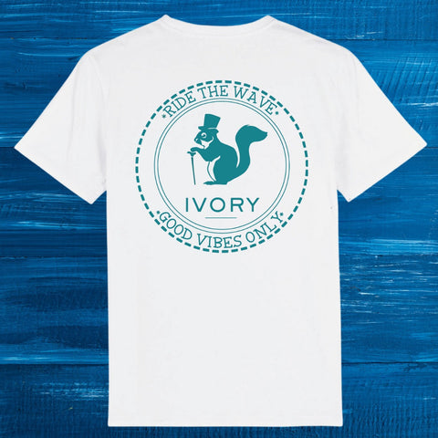 CAMISETA BLANCA GOOD VIBES